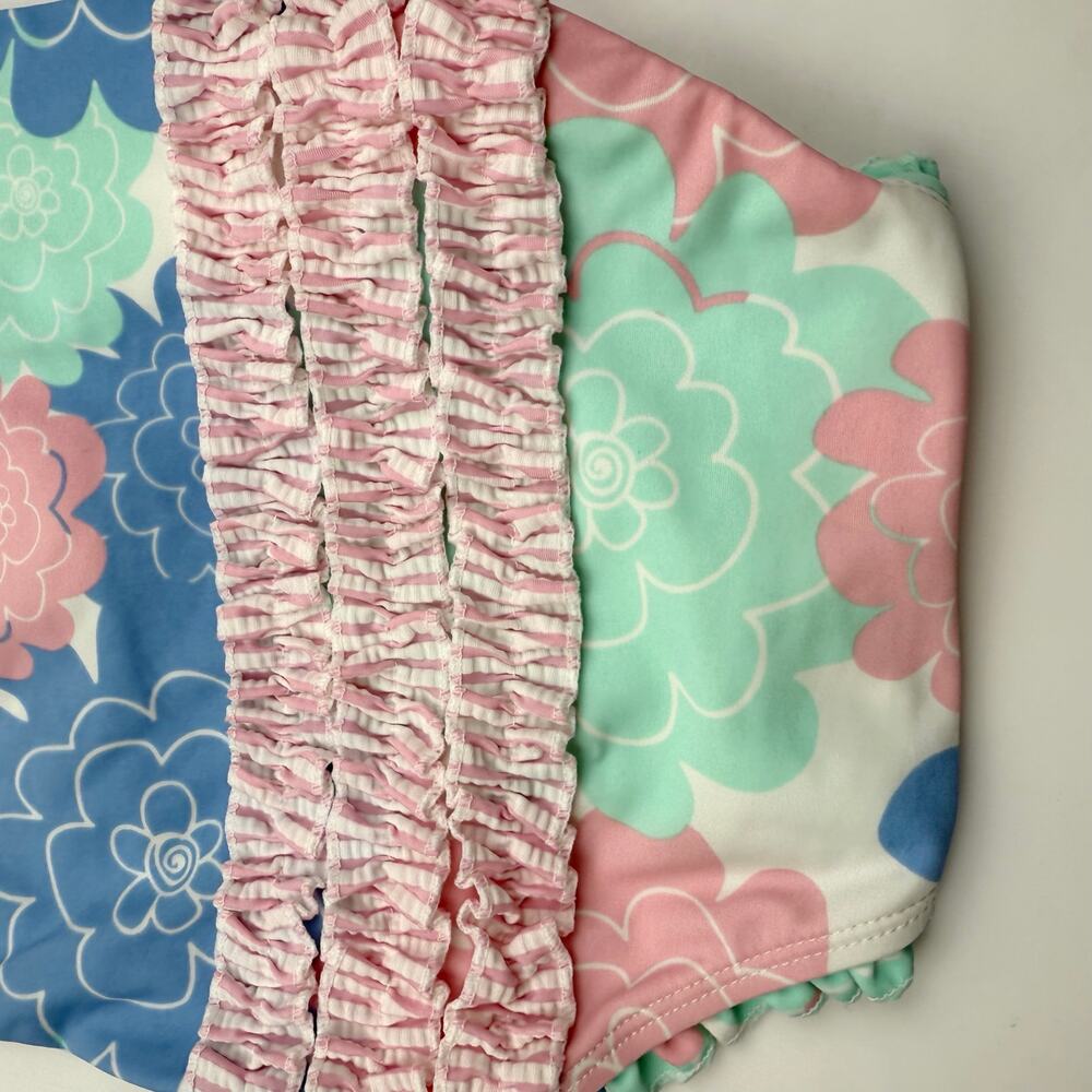 RuffleButts Rashguard Swimsuit - Picture 4 of 5